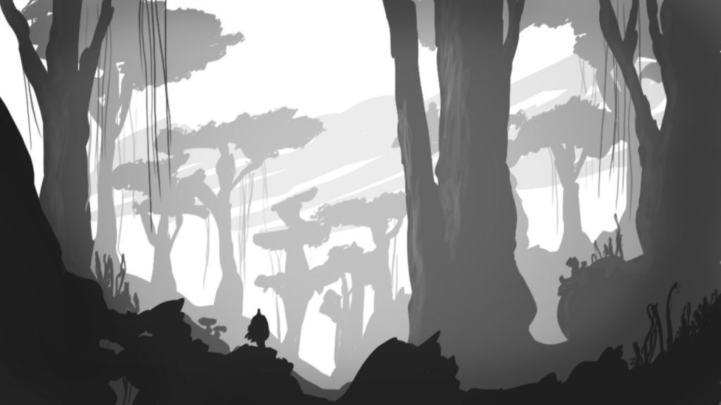 Speed painting forêt