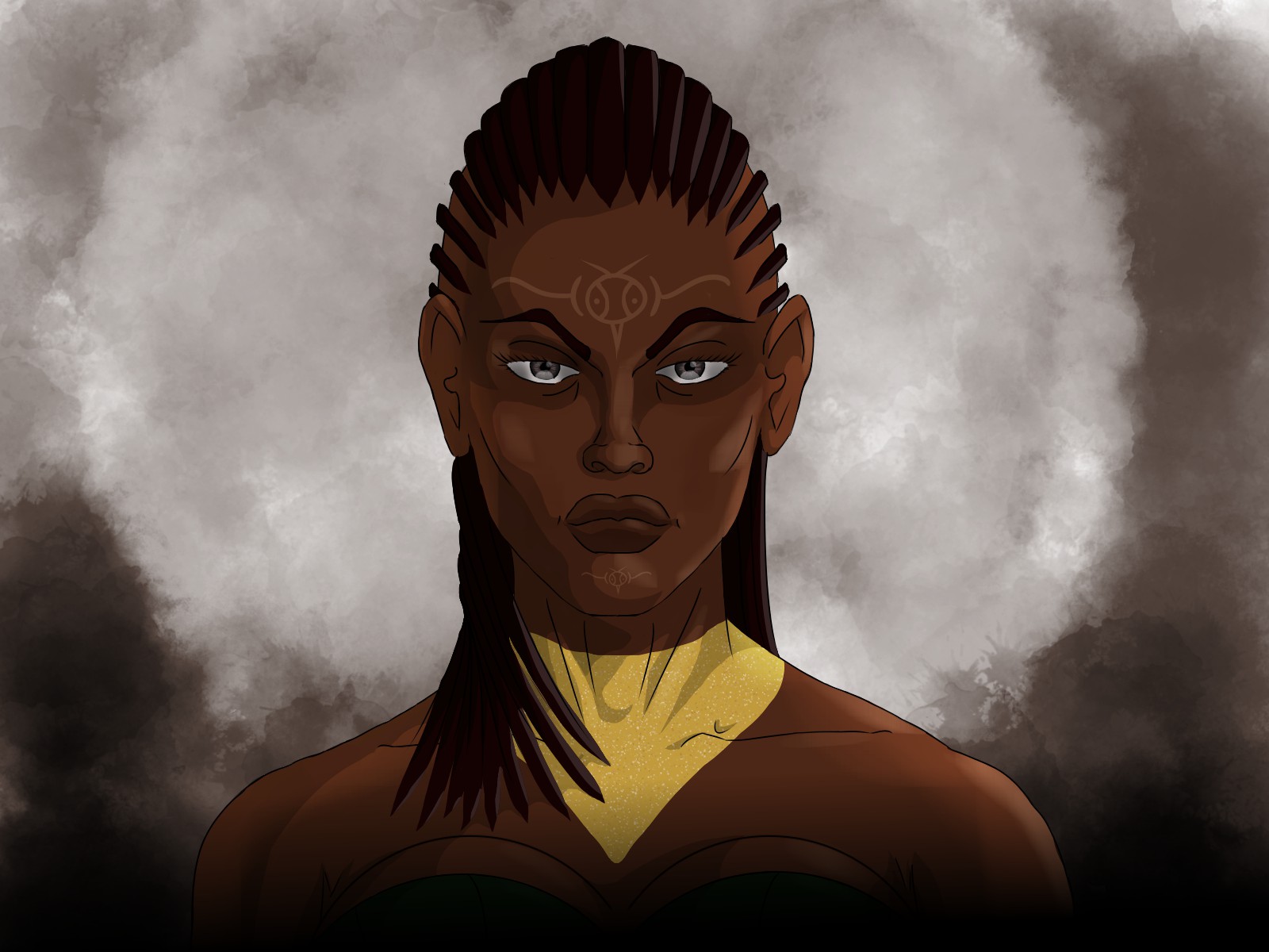 Illaoi, prêtresse humaine, personnage OEil Noir