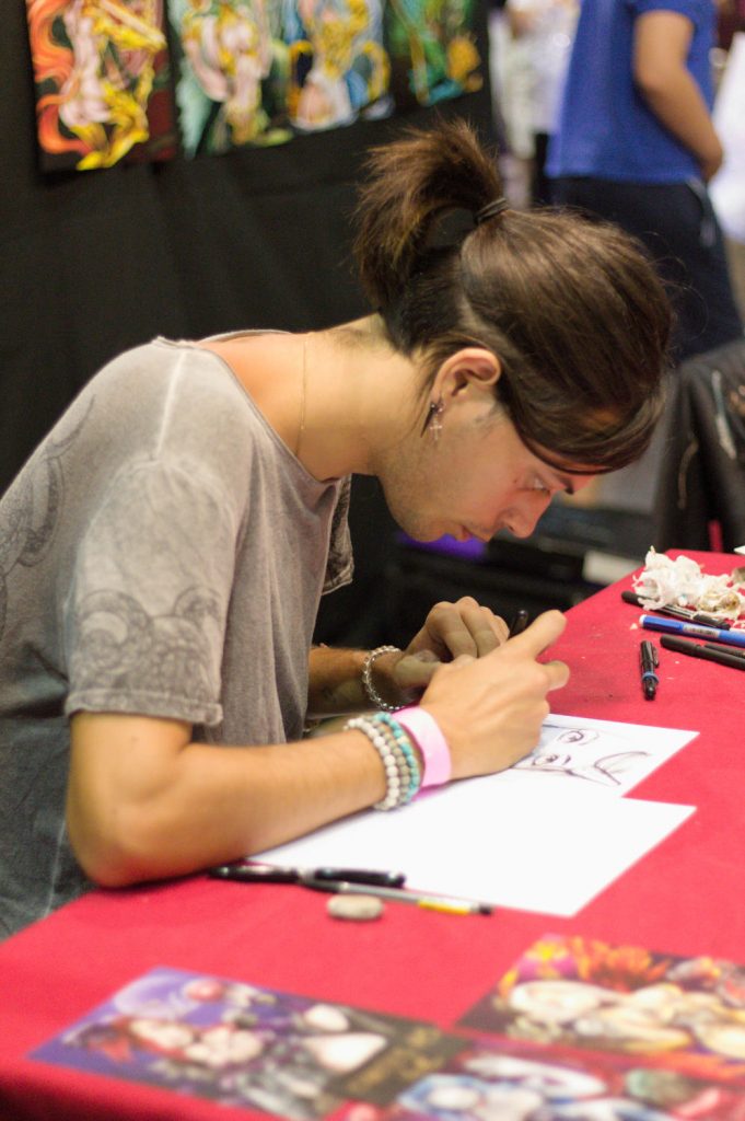 Loalyth dessinateur Roanne Geek Convention