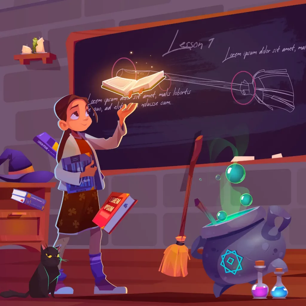 Chasse au trésor enfants Magie