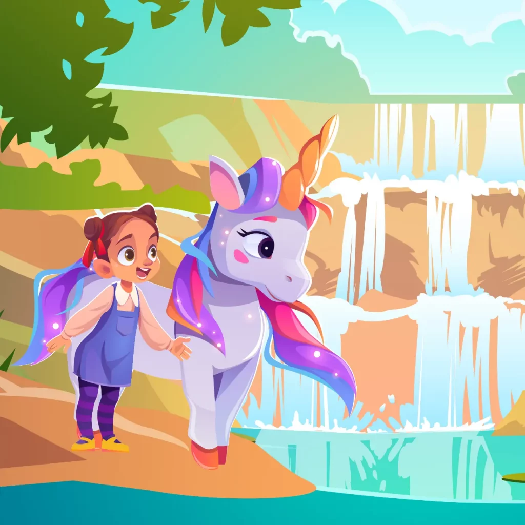 Chasse au trésor enfants Licorne