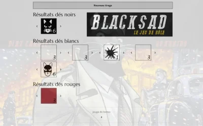 Simulateur de dés Blacksad JdR : un outil gratuit pour jouer à distance